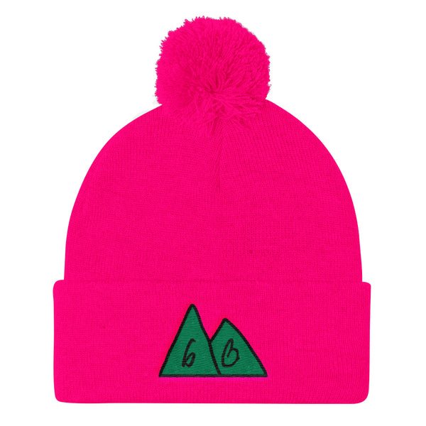 bb On An Island Pom Pom Knit Beanie