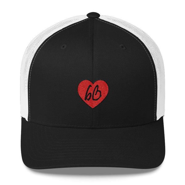 bb Heart Logo Trucker Hat