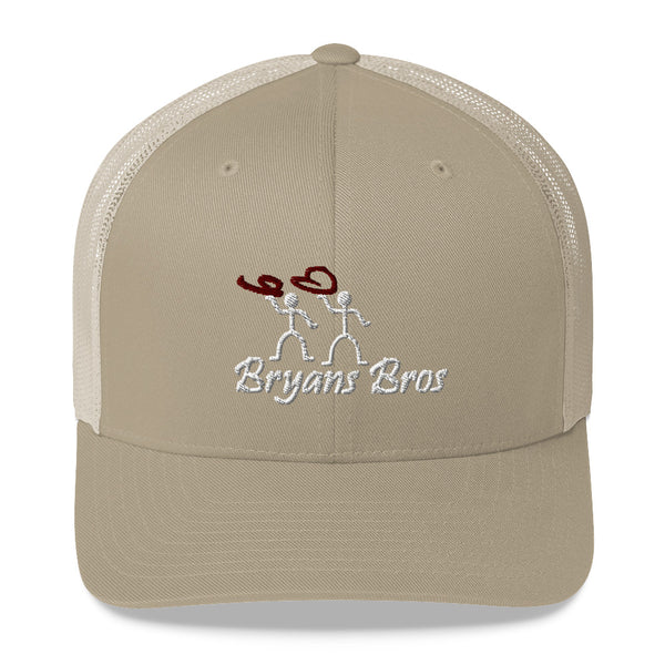 Bryans Bros Stickmen Logo Trucker Hat