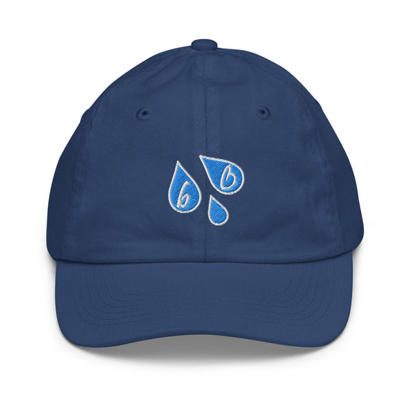 bb Drip Logo Youth Baseball Hat