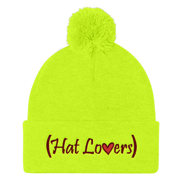 Hat Lovers Pom Pom Knit Beanie