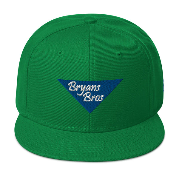 Upside Down Triangle Bryans Bros Logo Snapback Hat