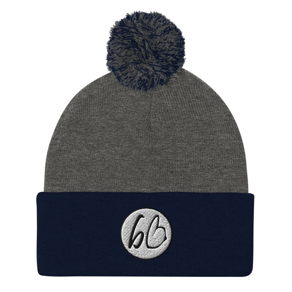 bb Patch Logo Pom-Pom Beanie