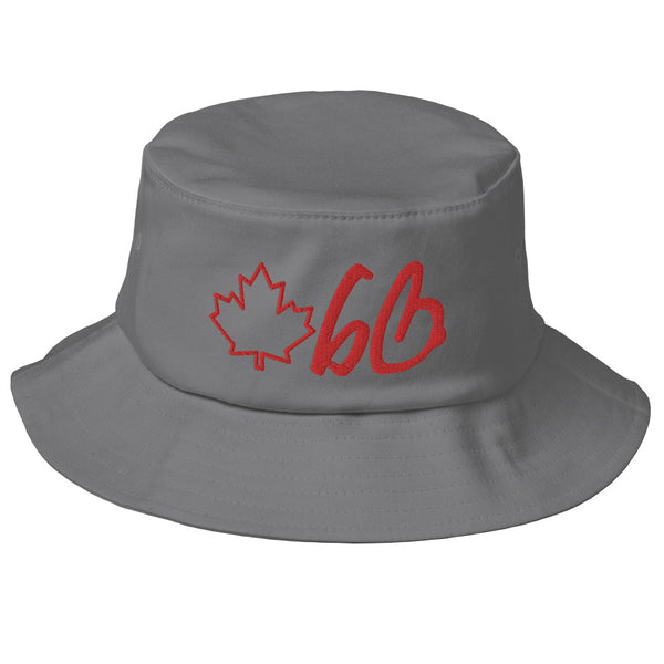 bb Maple Leaf Logo Old School Bucket Hat