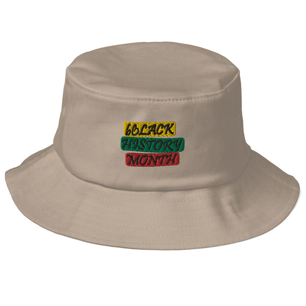 Black History Month Old School Bucket Hat