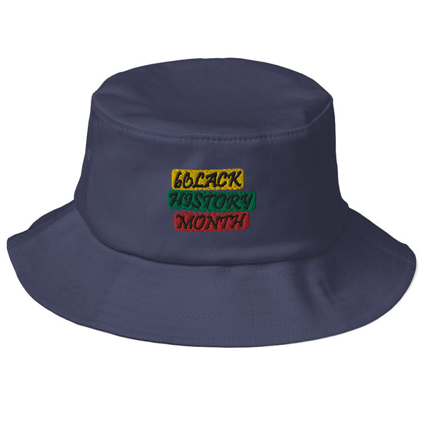 Black History Month Old School Bucket Hat