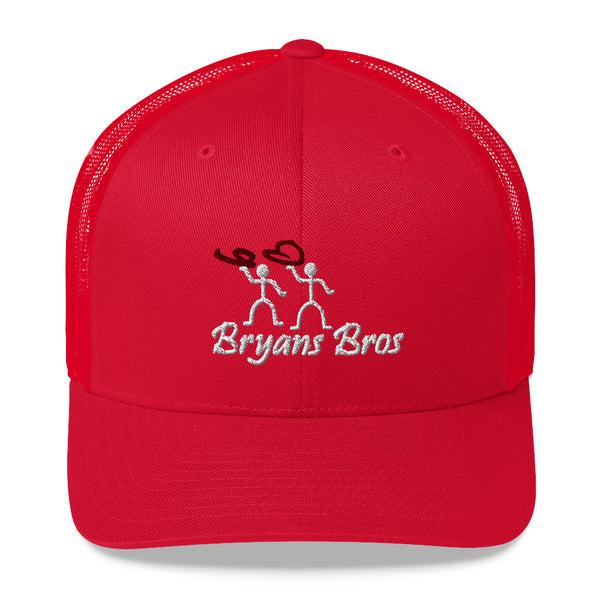 Bryans Bros Stickmen Logo Trucker Hat