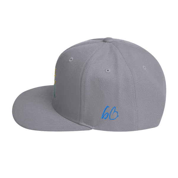 bb Mountains Logo Snapback Hat