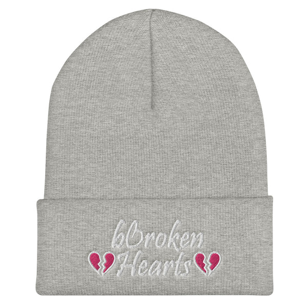 Broken Hearts Cuffed Beanie