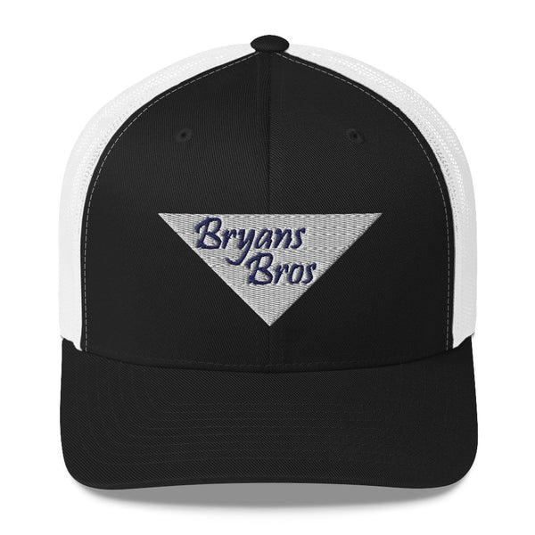 Upside Down Triangle Bryans Bros Logo Trucker Hat