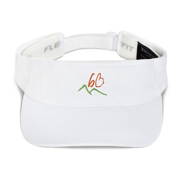 bb Mountains Logo FlexFit Visor