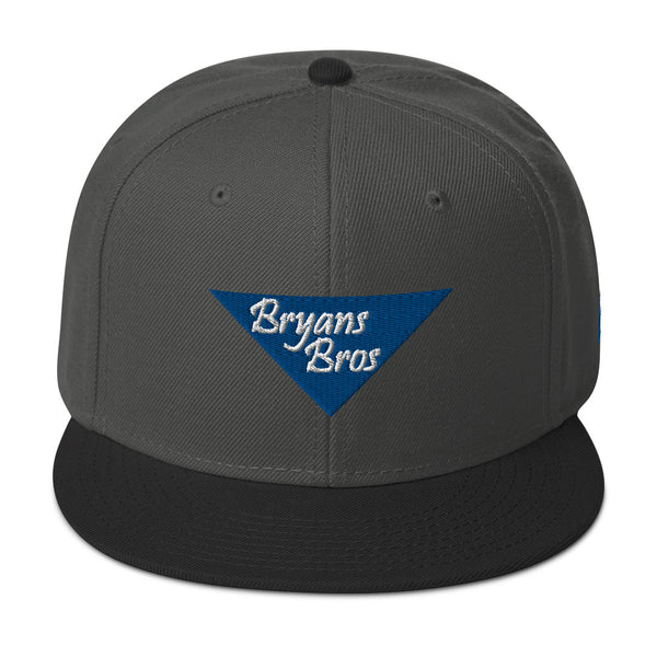 Upside Down Triangle Bryans Bros Logo Snapback Hat