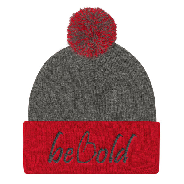 Be Bold Pom Pom Knit Beanie