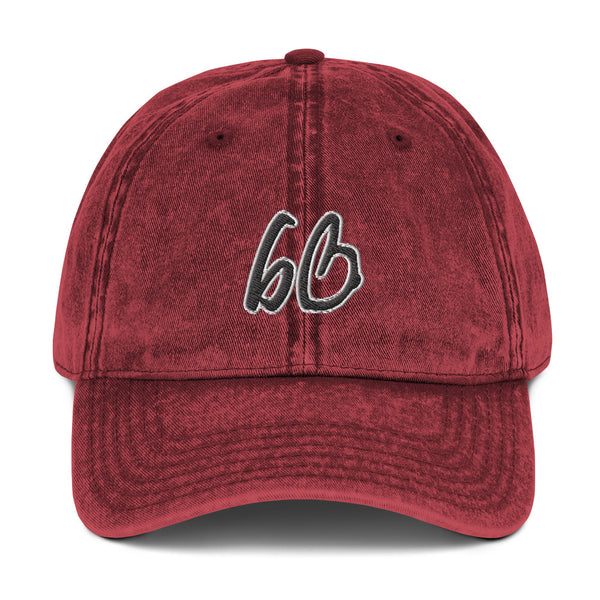 bb Logo Vintage Cotton Twill Dad Hat