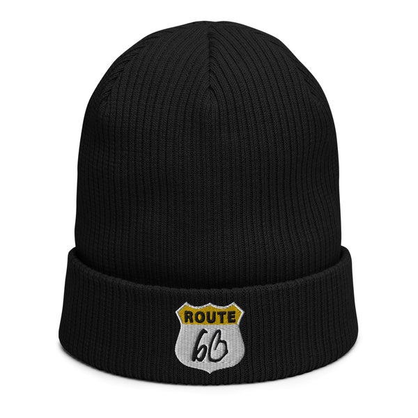 ROUTE bb Organic Ribbed Beanie