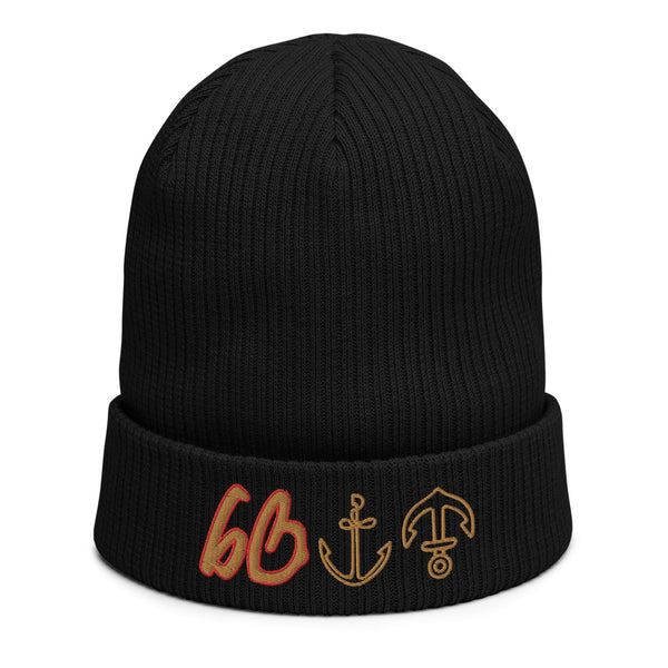 bb ANCHORS Organic Ribbed Beanie