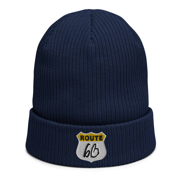 ROUTE bb Organic Ribbed Beanie