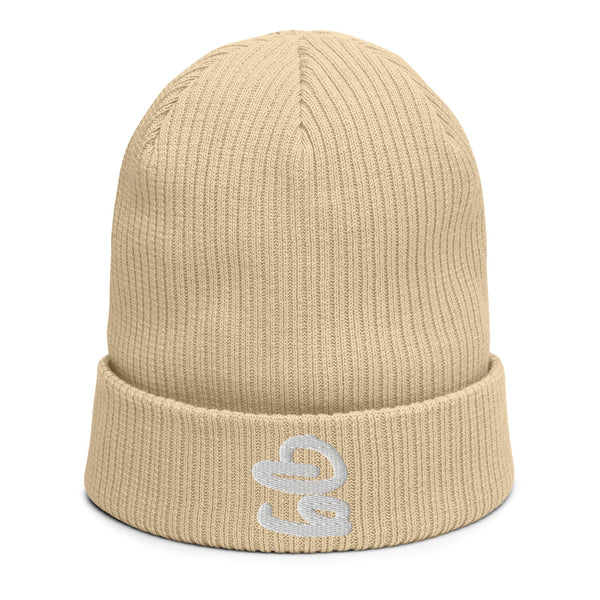 bb Side Logo Organic Ribbed Beanie