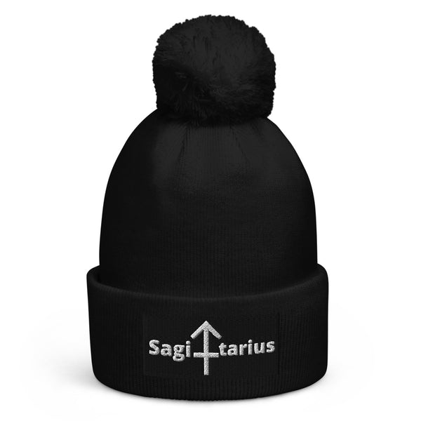 Sagittarius A & K Zodiacs Pom Pom Beanie