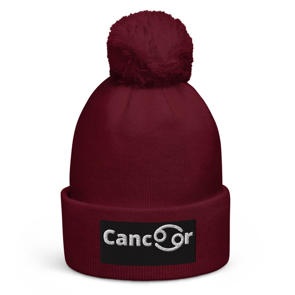 Cancer A & K Zodiacs Pom Pom Beanie