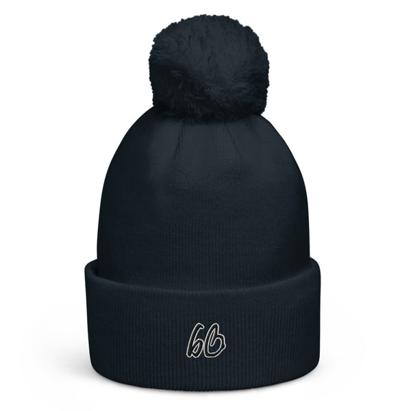 Small bb Logo Pom Pom Beanie