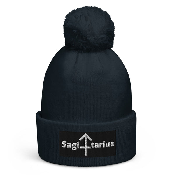 Sagittarius A & K Zodiacs Pom Pom Beanie