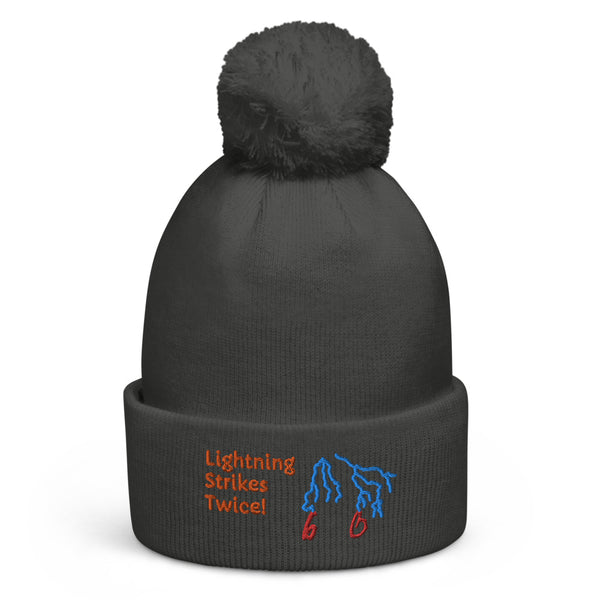 Lightning Strikes Twice Pom Pom Beanie