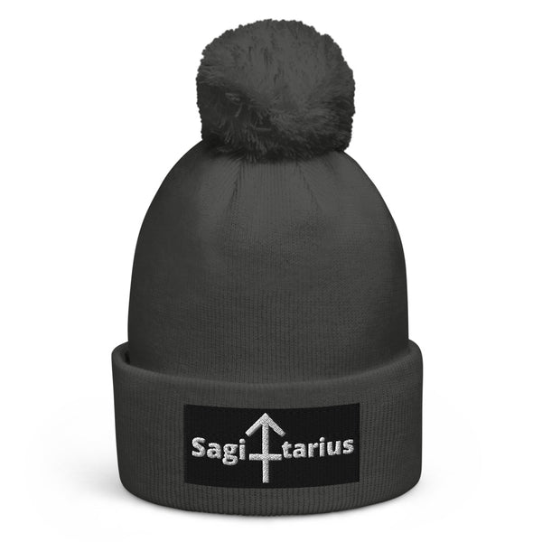 Sagittarius A & K Zodiacs Pom Pom Beanie