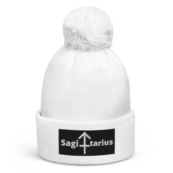 Sagittarius A & K Zodiacs Pom Pom Beanie