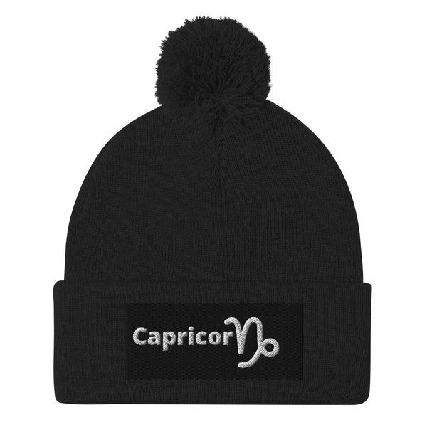 Capricorn A & K Zodiacs Pom-Pom Beanie