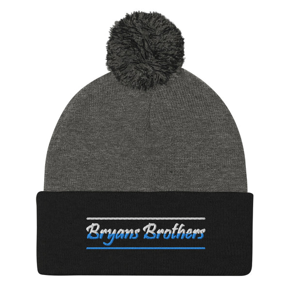 Two Tone Bryans Brothers Pom-Pom Beanie