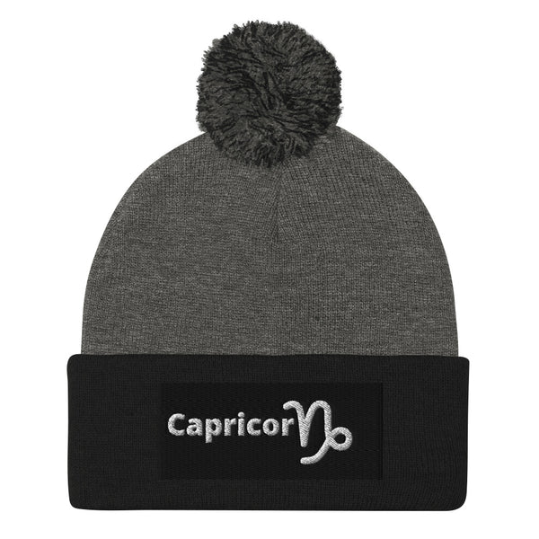 Capricorn A & K Zodiacs Pom-Pom Beanie