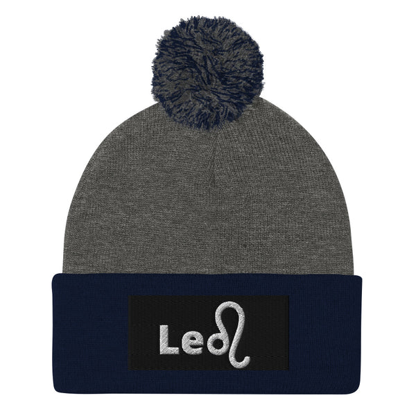 Leo A & K Zodiacs Pom-Pom Beanie