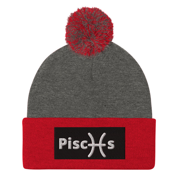 Pisces A & K Zodiacs Pom-Pom Beanie