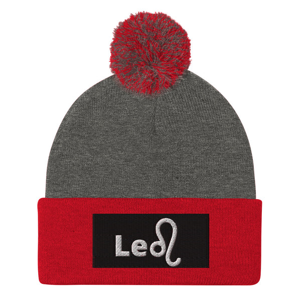 Leo A & K Zodiacs Pom-Pom Beanie