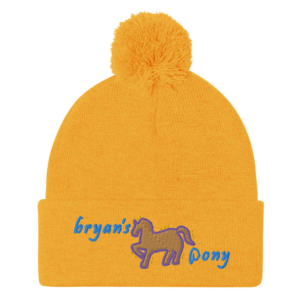 Bryan's Pony Pom-Pom Beanie