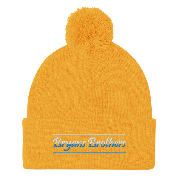 Two Tone Bryans Brothers Pom-Pom Beanie