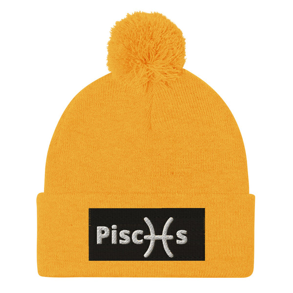 Pisces A & K Zodiacs Pom-Pom Beanie