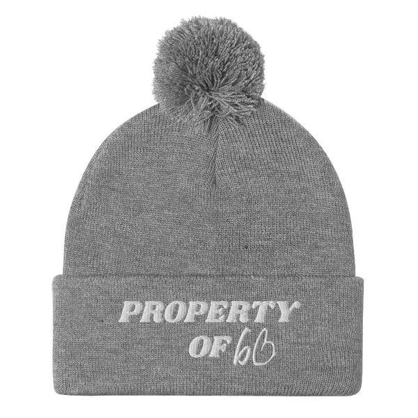 PROPERTY OF bb Pom-Pom Beanie