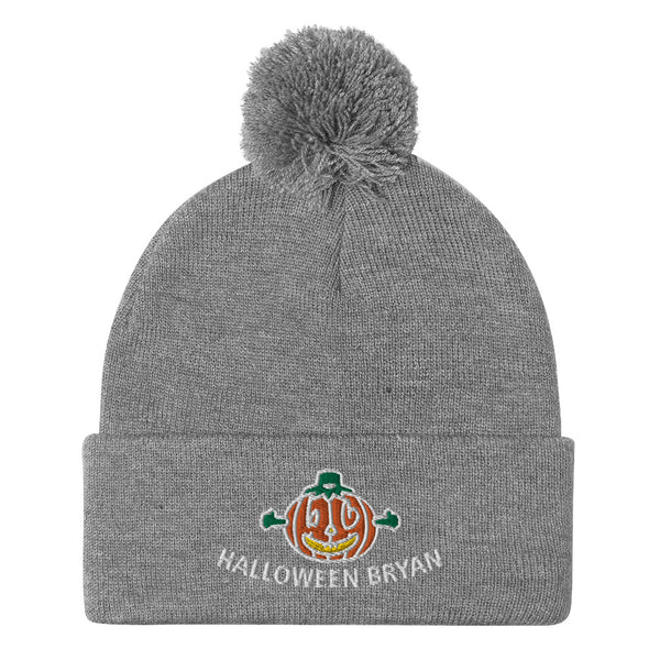 HALLOWEEN BRYAN Pom-Pom Beanie