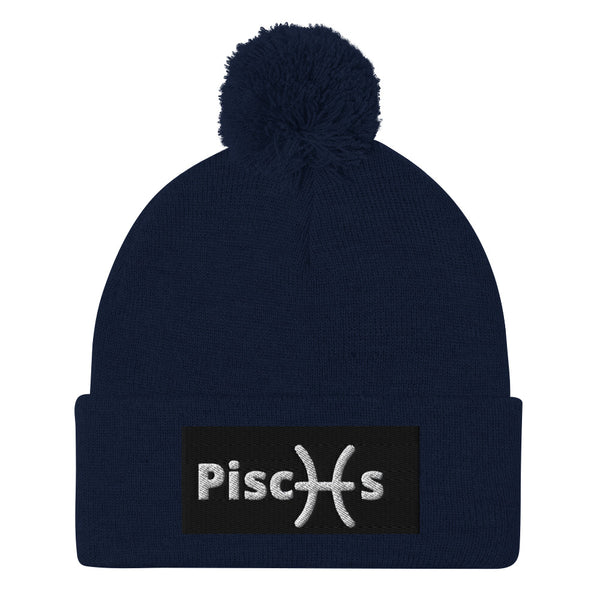 Pisces A & K Zodiacs Pom-Pom Beanie