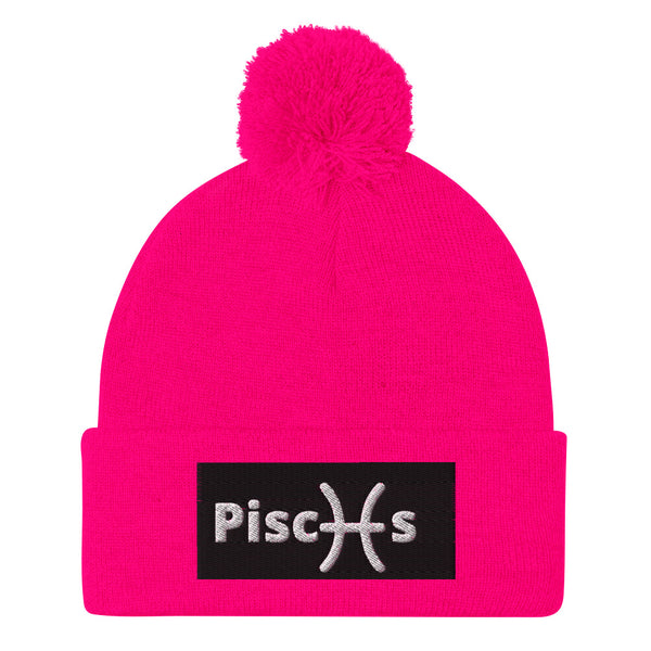 Pisces A & K Zodiacs Pom-Pom Beanie