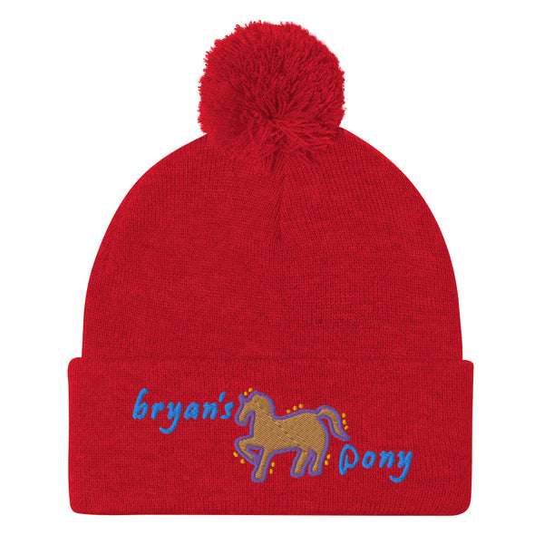 Bryan's Pony Pom-Pom Beanie