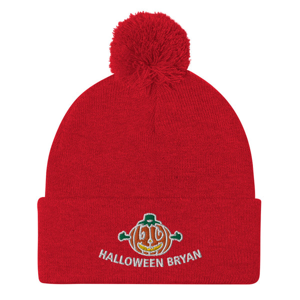 HALLOWEEN BRYAN Pom-Pom Beanie