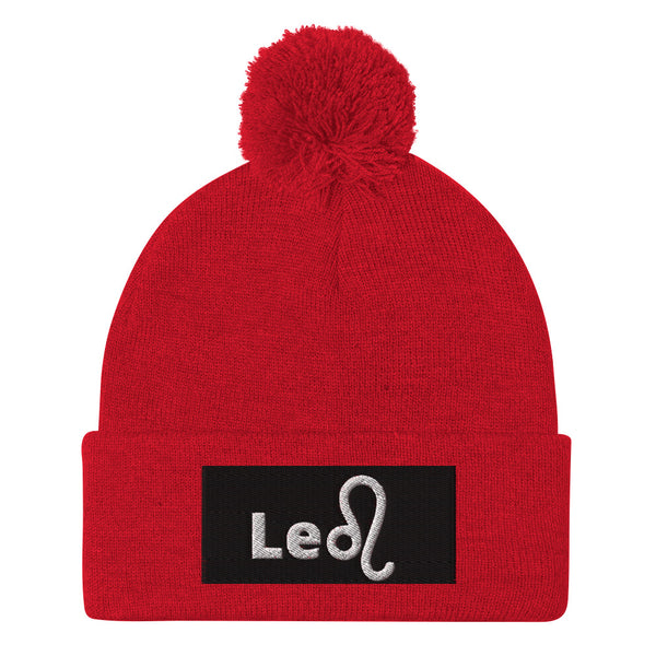 Leo A & K Zodiacs Pom-Pom Beanie