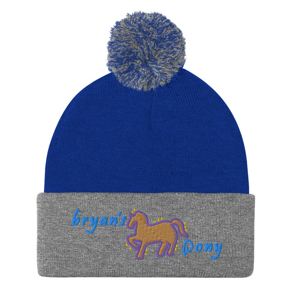 Bryan's Pony Pom-Pom Beanie