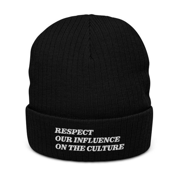 Respect Our Influence Recycled Cuffed Beanie