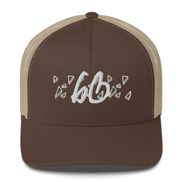 bb Shattered Glass Trucker Hat