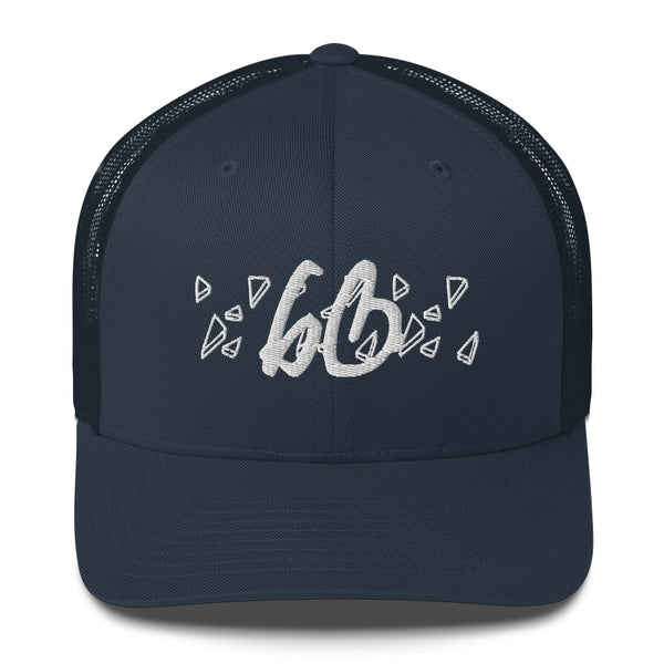 bb Shattered Glass Trucker Hat