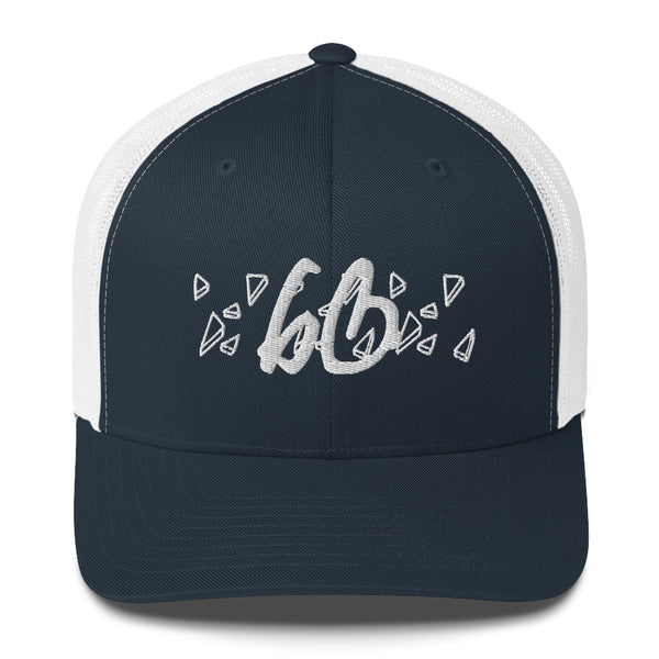 bb Shattered Glass Trucker Hat